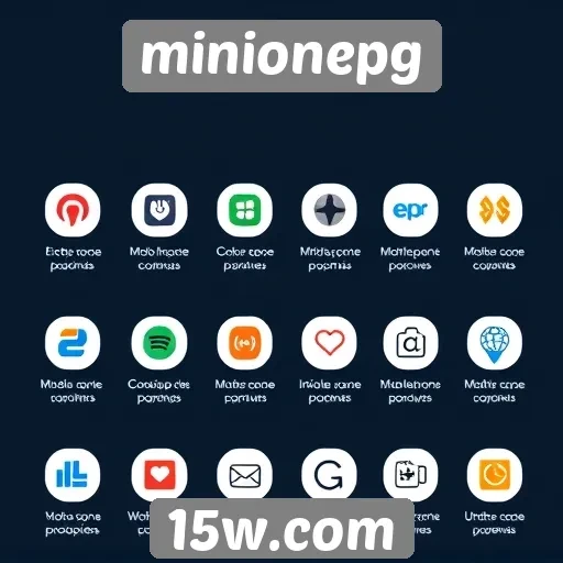 Recursos e funcionalidades do site minionepg